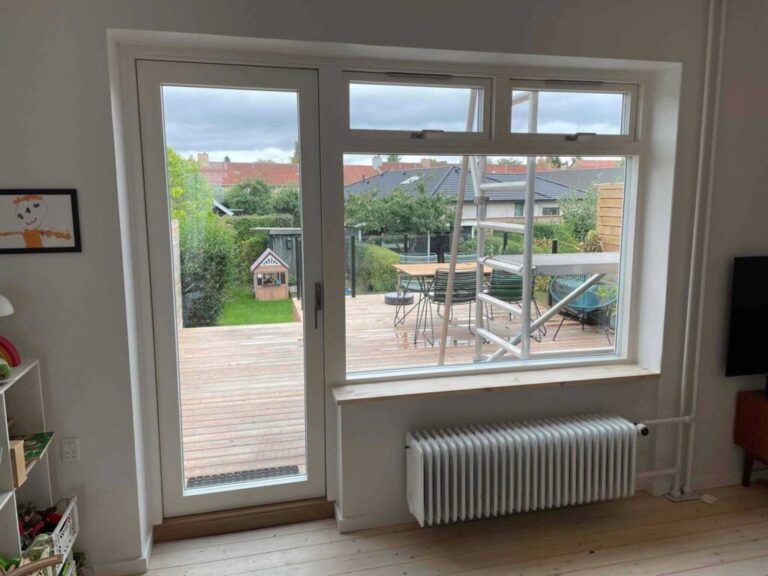 Rationel terrassedør og vinduer fra Skift Vinduer