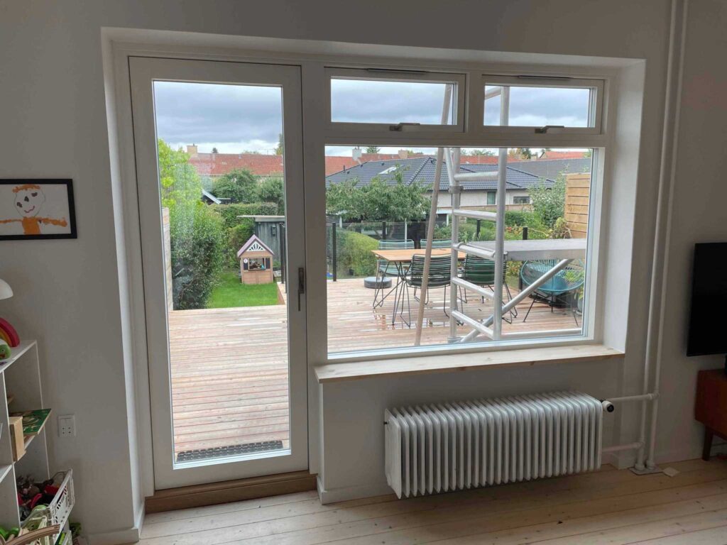 Rationel terrassedør og vinduer fra Skift Vinduer
